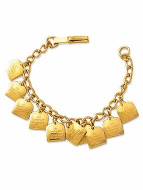 Child's Charm Bracelet - Ten Commandments